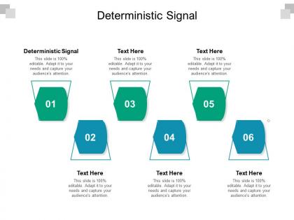 Deterministic signal ppt powerpoint presentation portfolio deck cpb