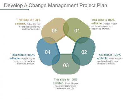 Develop a change management project plan powerpoint slide background