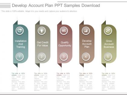 Develop account plan ppt samples download