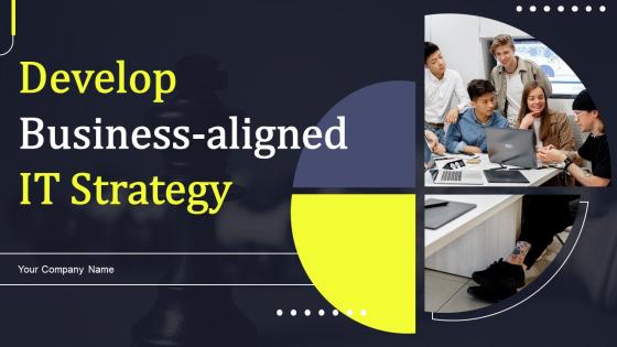 Develop Business Aligned It Strategy Powerpoint Presentation Slides Strategy CD V