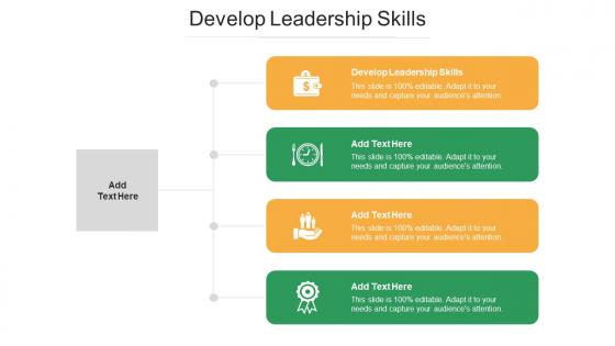 Develop Leadership Skills Ppt Powerpoint Presentation Inspiration Rules Cpb