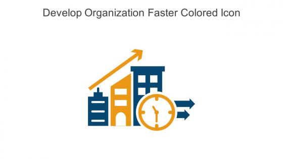 Develop Organization Faster Colored Icon In Powerpoint Pptx Png And Editable Eps Format