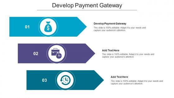 Develop Payment Gateway Ppt Powerpoint Presentation Styles Demonstration Cpb