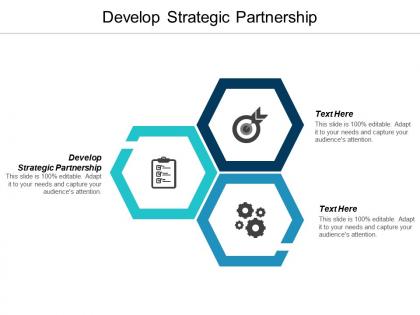 Develop strategic partnership ppt powerpoint presentation infographic template design inspiration cpb