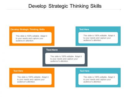 Develop strategic thinking skills ppt powerpoint presentation summary graphic tips cpb