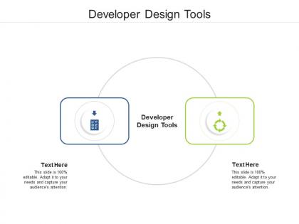 Developer design tools ppt powerpoint presentation gallery shapes cpb