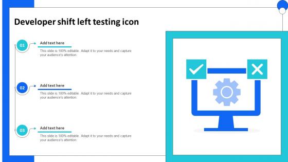 Developer Shift Left Testing Icon