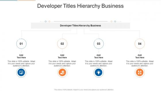 Developer Titles Hierarchy Business In Powerpoint And Google Slides Cpb