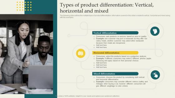Developing Branding Strategies Types Of Product Differentiation Vertical Horizontal And Mixed Branding SS V