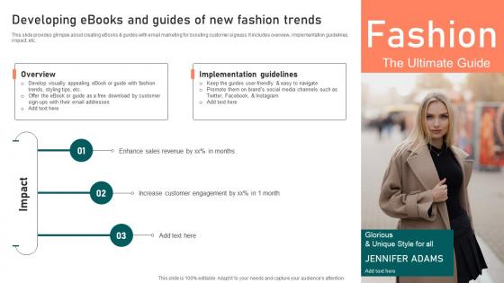 Developing Ebooks And Guides Of New Fashion Effective Guide To Boost Brand Exposure Strategy SS V