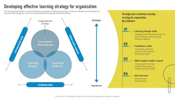 Developing Effective Learning Strategy For Organization Playbook For Innovation Learning