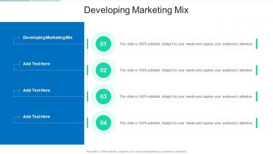 Developing Marketing Mix In Powerpoint And Google Slides Cpb