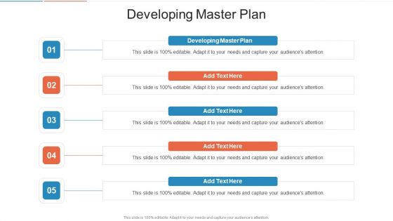 Developing Master Plan In Powerpoint And Google Slides Cpb