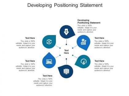 Developing positioning statement ppt powerpoint presentation infographic template format cpb