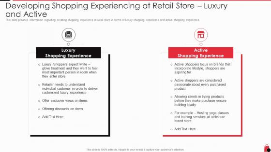 Developing shopping experiencing store retailing techniques consumer engagement experiences