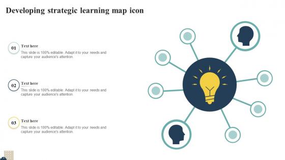 Developing Strategic Learning Map Icon