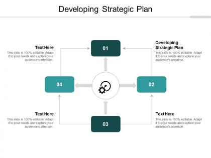 Developing strategic plan ppt powerpoint presentation portfolio templates cpb