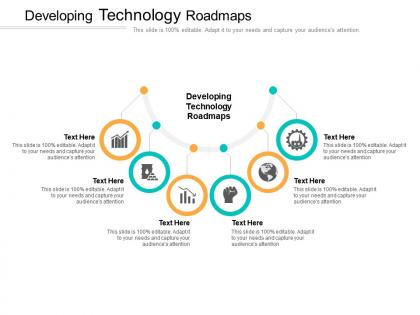 Developing technology roadmaps ppt powerpoint presentation gallery graphics example cpb