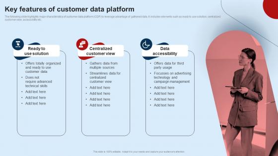 Developing Unified Customer Key Features Of Customer Data Platform MKT SS V