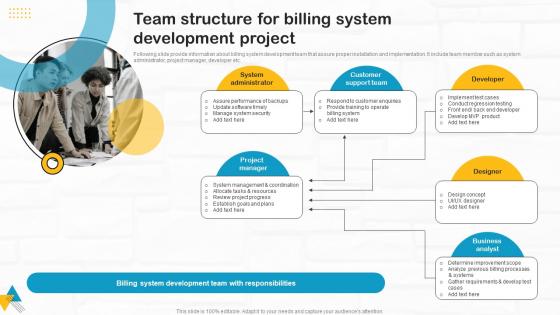 Developing Utility Billing Team Structure For Billing System Development Project