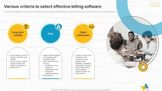 Developing Utility Billing Various Criteria To Select Effective Billing Software