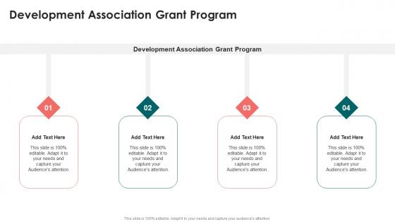 Development Association Grant Program In Powerpoint And Google Slides Cpb