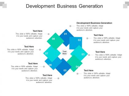Development business generation ppt powerpoint presentation infographics summary cpb