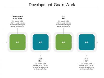 Development goals work ppt powerpoint presentation infographics graphics cpb