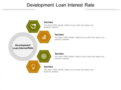Development loan interest rate ppt powerpoint presentation gallery vector cpb