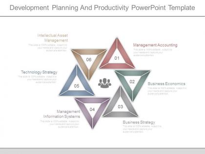 Development planning and productivity powerpoint template