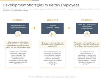Development strategies to retain employees performance coaching to improve