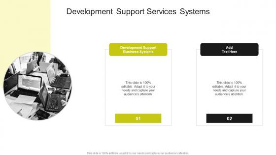 Development Support Services Systems In Powerpoint And Google Slides Cpb