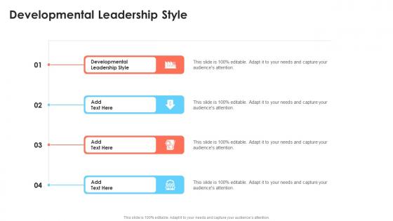Developmental Leadership Style In Powerpoint And Google Slides Cpb