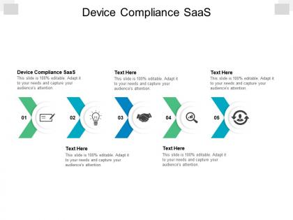 Device compliance saas ppt powerpoint presentation summary information cpb