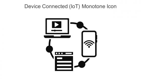Device Connected Iot Monotone Icon In Powerpoint Pptx Png And Editable Eps Format