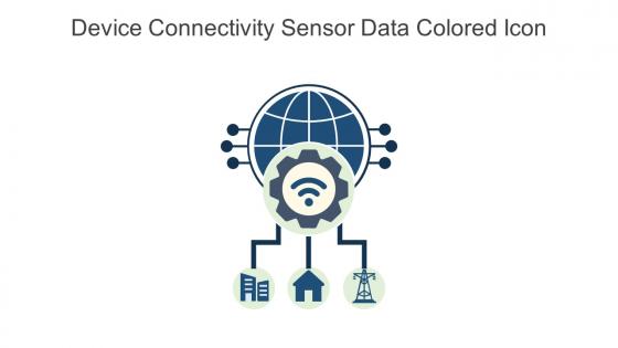 Device Connectivity Sensor Data Colored Icon In Powerpoint Pptx Png And Editable Eps Format