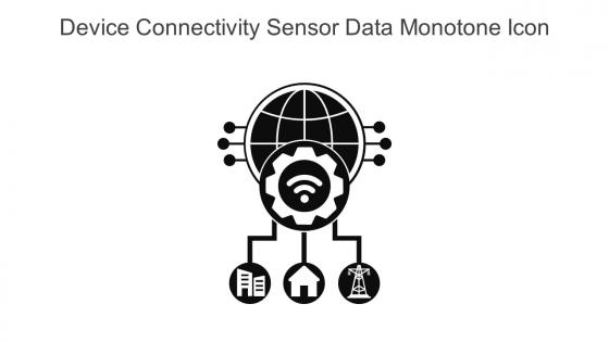 Device Connectivity Sensor Data Monotone Icon In Powerpoint Pptx Png And Editable Eps Format