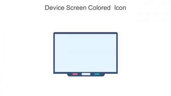Device Screen Colored Icon In Powerpoint Pptx Png And Editable Eps Format