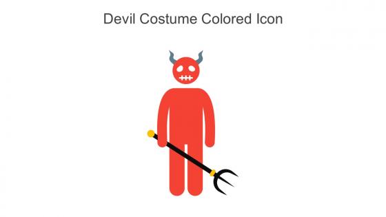 Devil Costume Colored Icon In Powerpoint Pptx Png And Editable Eps Format
