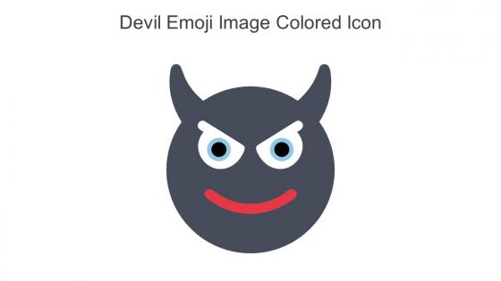 Devil Emoji Image Colored Icon In Powerpoint Pptx Png And Editable Eps Format