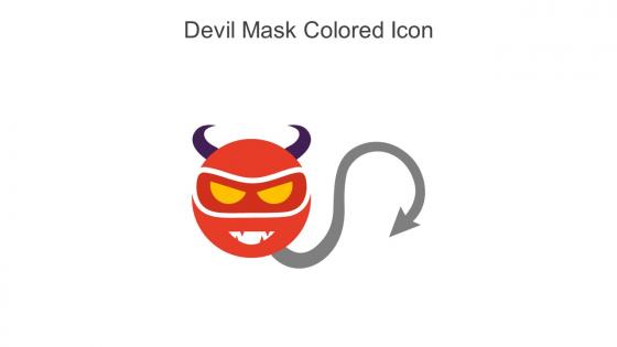 Devil Mask Colored Icon In Powerpoint Pptx Png And Editable Eps Format