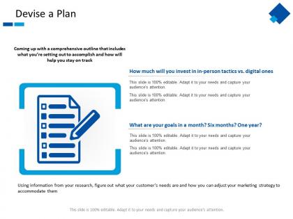 Devise a plan management ppt powerpoint presentation inspiration slide portrait