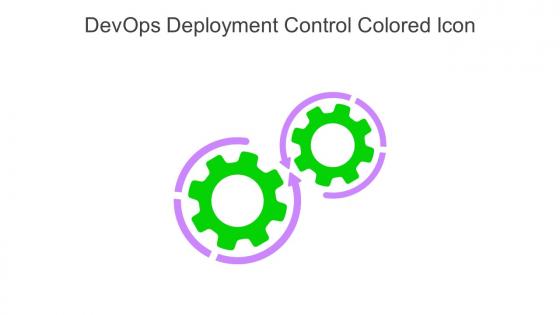 DevOps Deployment Control Colored Icon In Powerpoint Pptx Png And Editable Eps Format