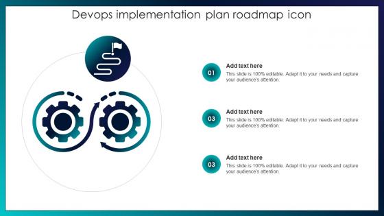 Devops Implementation Plan Roadmap Icon