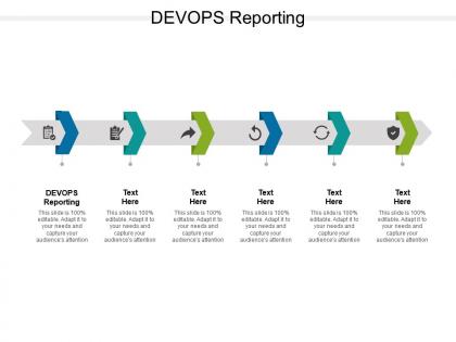 Devops reporting ppt powerpoint presentation summary diagrams cpb