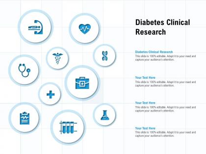 Diabetes clinical research ppt powerpoint presentation model layout