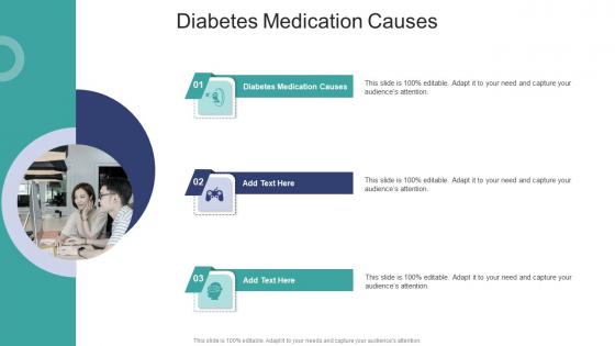Diabetes Medication Causes In Powerpoint And Google Slides Cpb