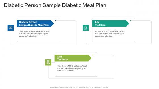 Diabetic Person Sample Diabetic Meal Plan In Powerpoint And Google Slides Cpb