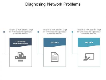 Diagnosing network problem ppt powerpoint presentation professional influencers cpb