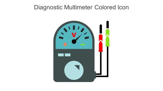 Diagnostic Multimeter Colored Icon In Powerpoint Pptx Png And Editable Eps Format
